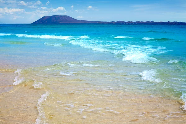 Playa de Corralejo Fuerteventura en Canarias — Foto de Stock