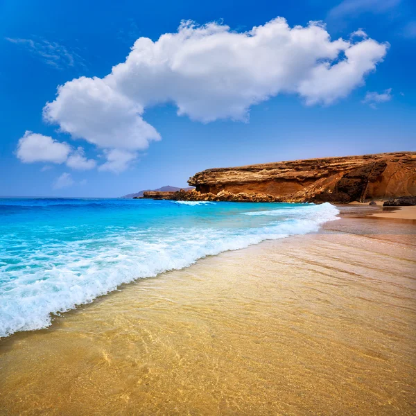 ชายหาด Fuerteventura La Pared ที่หมู่เกาะ Canary — ภาพถ่ายสต็อก