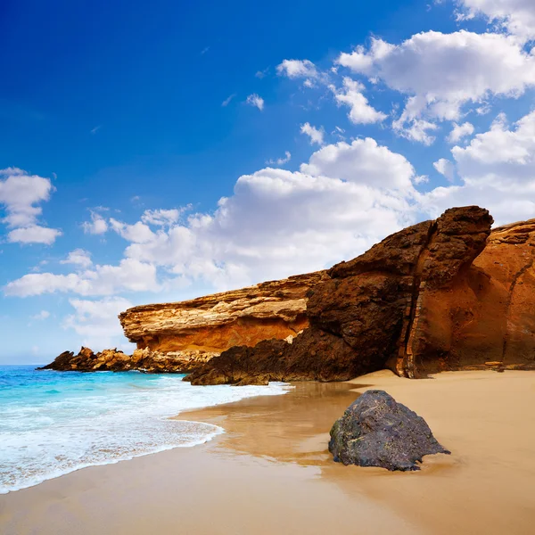 Fuerteventura La Pared pláž na Kanárské ostrovy — Stock fotografie