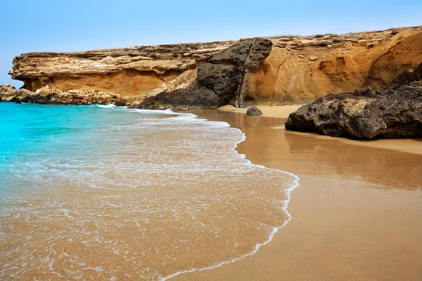 Fuerteventura La Pared pláž na Kanárské ostrovy — Stock fotografie