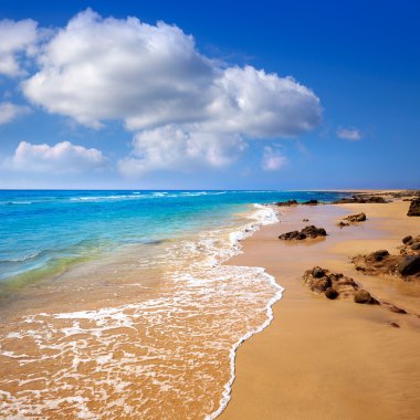 Morro Jable beach Fuerteventura Kanarya Adaları