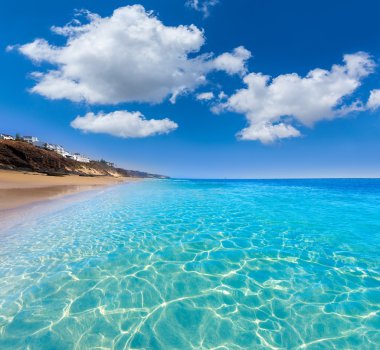 Morro Jable beach Fuerteventura Kanarya Adaları