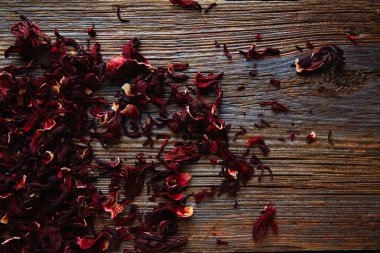 Jamaika çiçek hibiscus bitkisel buzlu çay için
