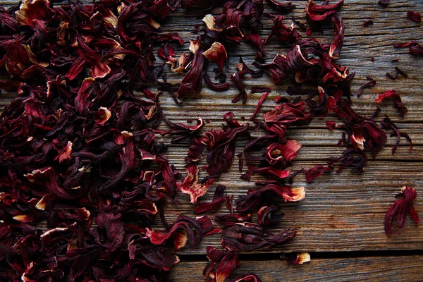 Jamaica blomma till växtbaserade iste från hibiscus — Stockfoto