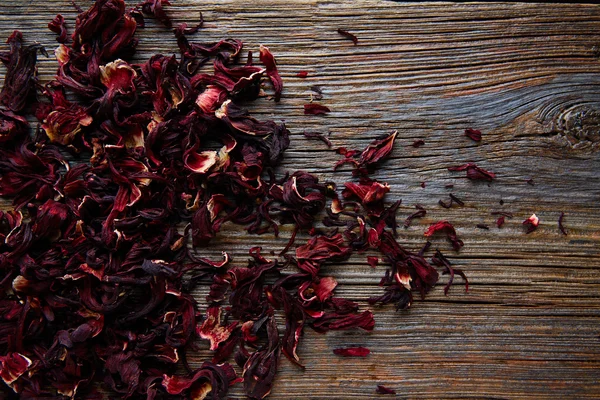 Jamaica flor de chá gelado de ervas de hibisco — Fotografia de Stock