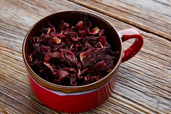 Jamaïque fleur pour tisane glacée de hibiscus — Photo