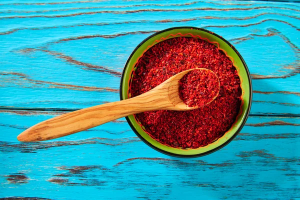 Paprika from noras red dried peppers — Stock Photo, Image