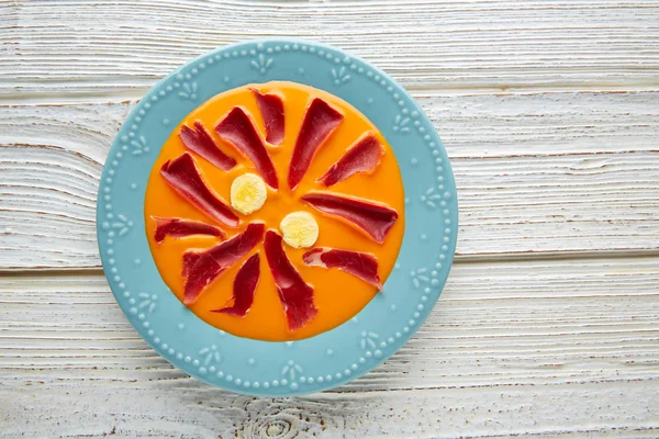 Salmorejo tapas mat rå tomatsoppa Spanien — Stockfoto