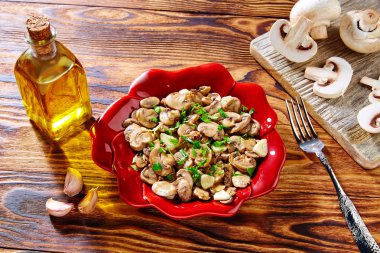 İspanya champinones sarımsak mantar dan tapas