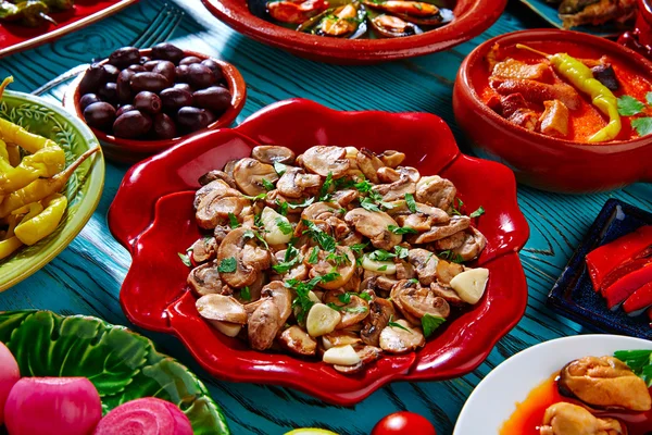 Tapas typical from spain — Stock Photo, Image