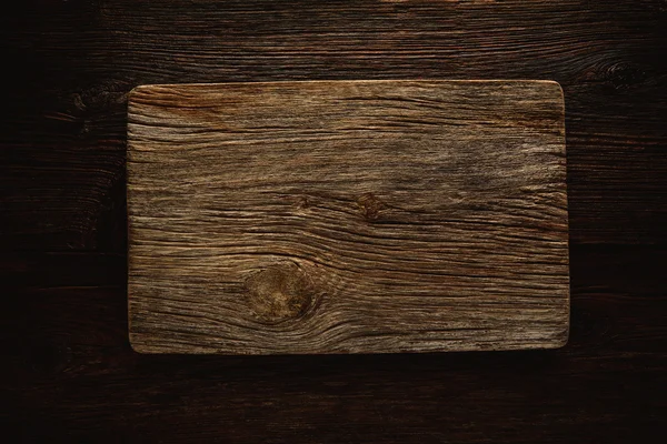 Copyspace として高齢者の木製カッティング ボード — ストック写真