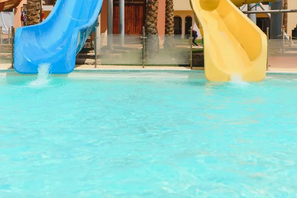 Water Slides Water Park — Stock Photo, Image