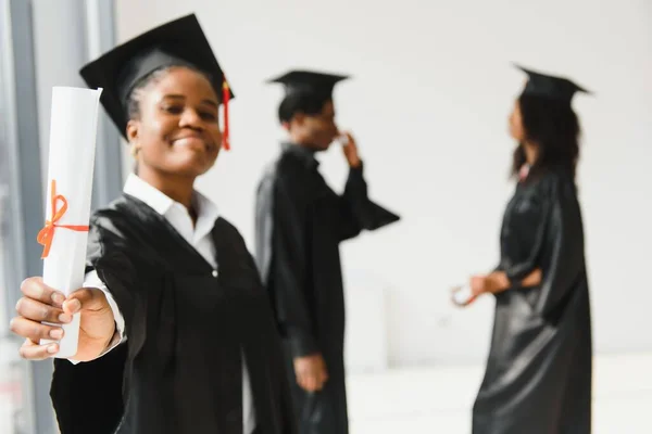 Group African American Graduate Students — Zdjęcie stockowe