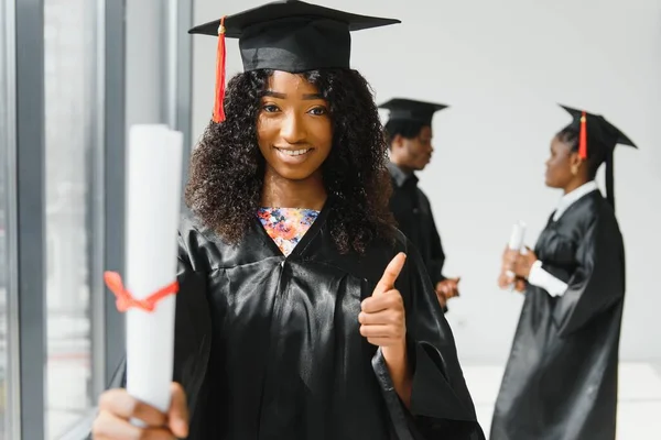 Grupo Estudantes Pós Graduação Afro Americanos — Fotografia de Stock