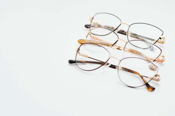 Óculos Isolados Backgound Branco — Fotografia de Stock