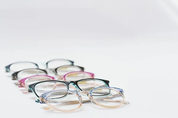 Lunettes Isolées Sur Fond Blanc — Photo