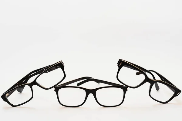 Lunettes Vintage Isolées Sur Fond Blanc — Photo