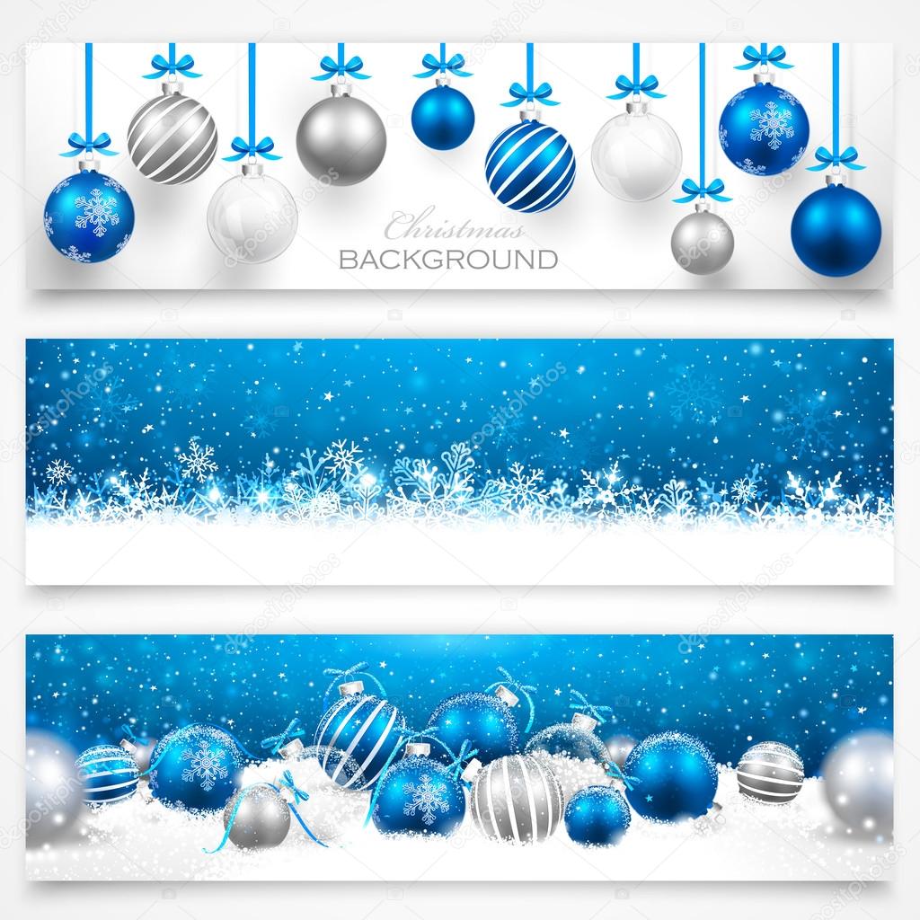 Collection of Christmas banners