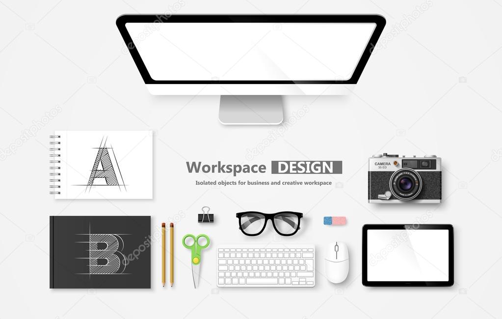 Workspace. Vector