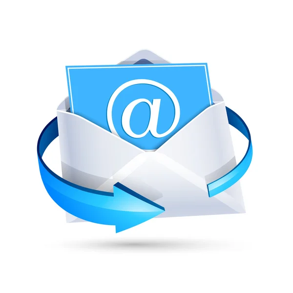 E-mailem dopis. Vektor — Stockový vektor