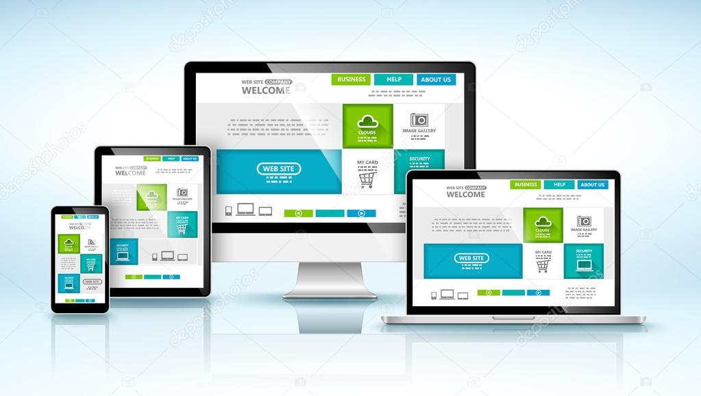 Web design concept. Vector