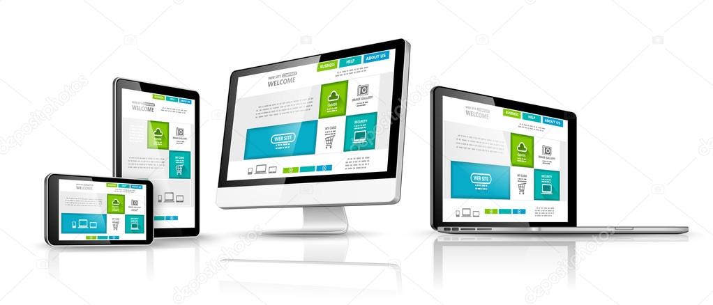 Web design concept. Vector