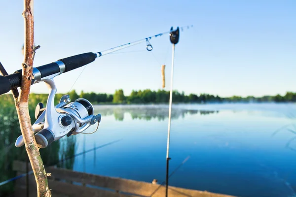 Pesca en el lago — Foto de Stock