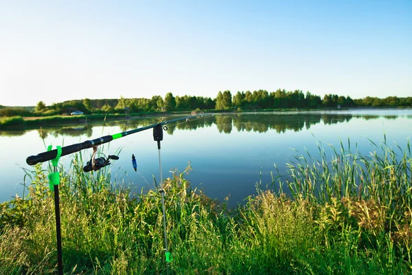 Pesca en el lago — Foto de Stock