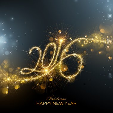 Yeni yıl 2016 havai fişek