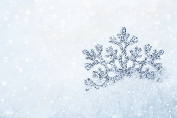 Kerstmis achtergrond sneeuwvlok — Stockfoto
