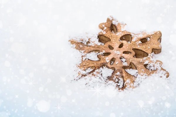 Weihnachten Hintergrund Schneeflocke — Stockfoto