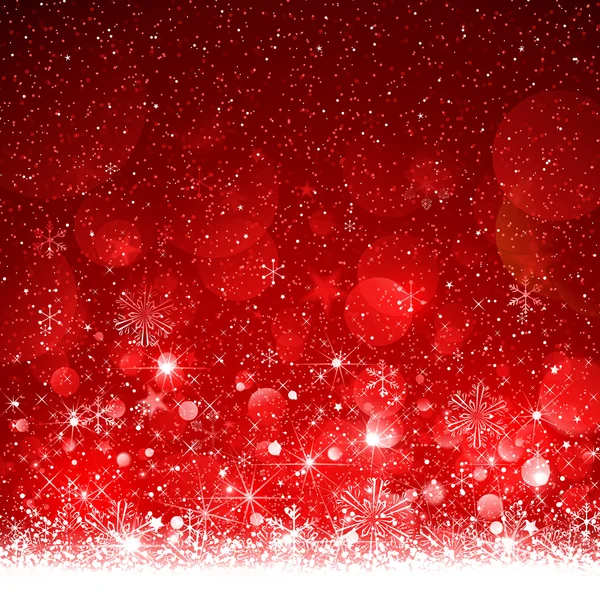 Weihnachten roter Hintergrund — Stockvektor