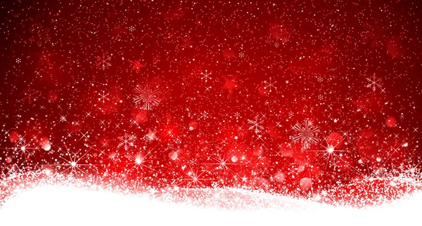 Weihnachten roter Hintergrund — Stockvektor