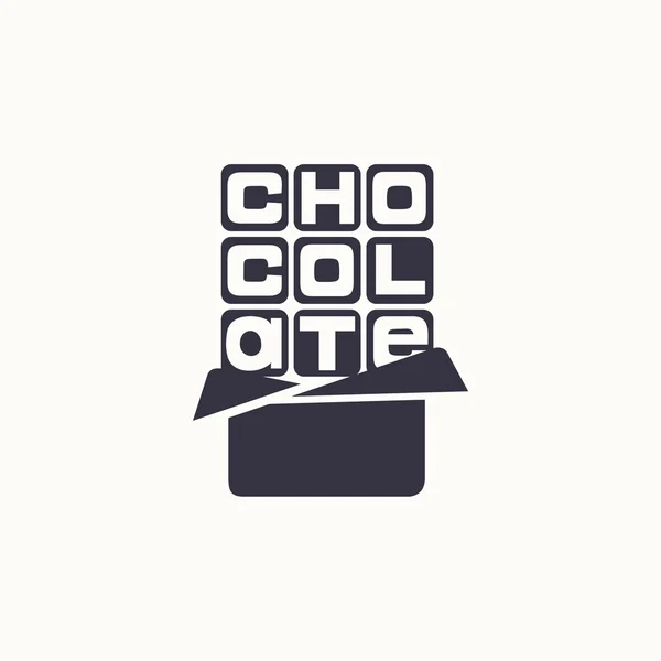 Wektor logo czekolada — Wektor stockowy
