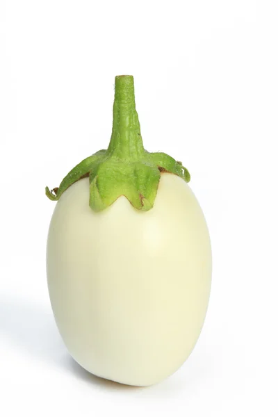 Witte aubergine (Solanum melongena)) — Stockfoto