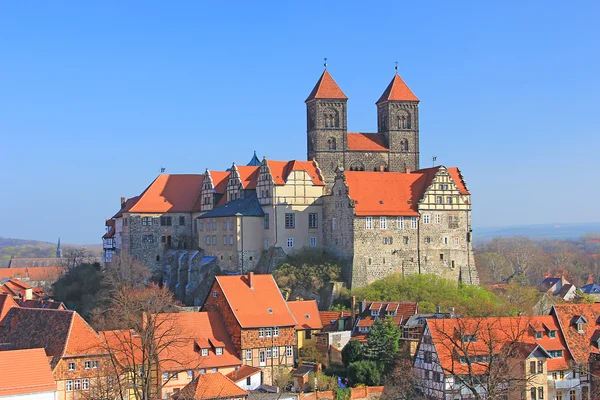 Castello collina Quedlinburg — Foto Stock