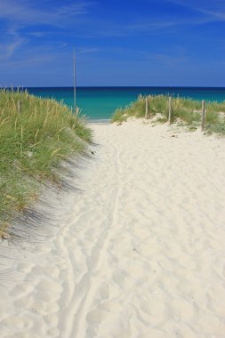 Brittany, Fransa 'da plaj