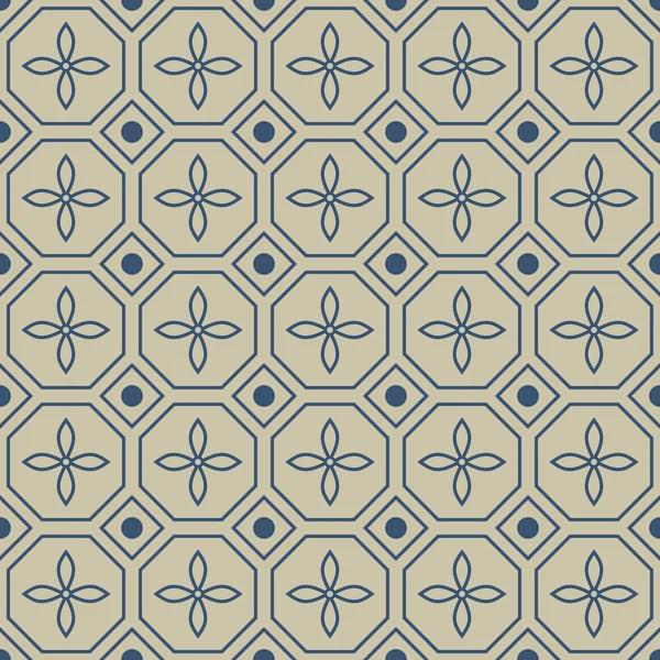 Seamless ornamental pattern — Stock Vector