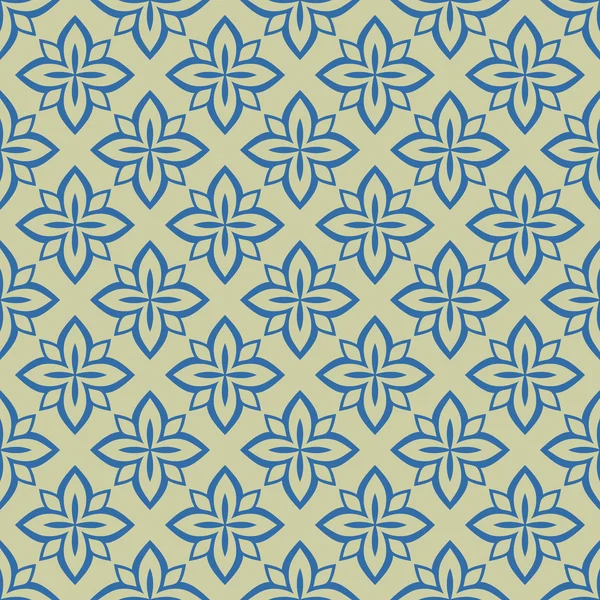 Patrón ornamental sin costura — Vector de stock