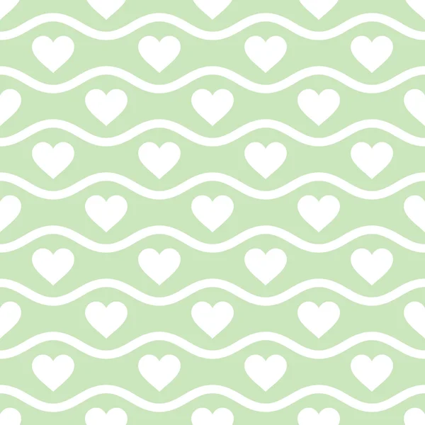 Abstract seamless pattern with hearts — Stock Vector