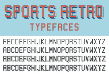 Spor retro yazı biçimleri