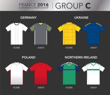 European Cup 2016 - Group C clipart