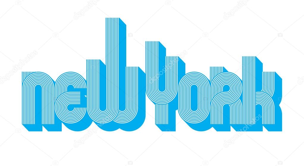 Vector Illustration of the word 