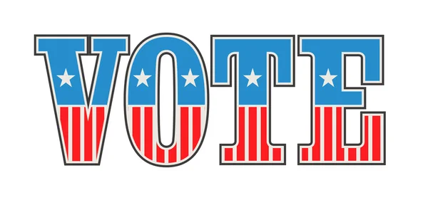 Vintage US Vote — Stock Vector