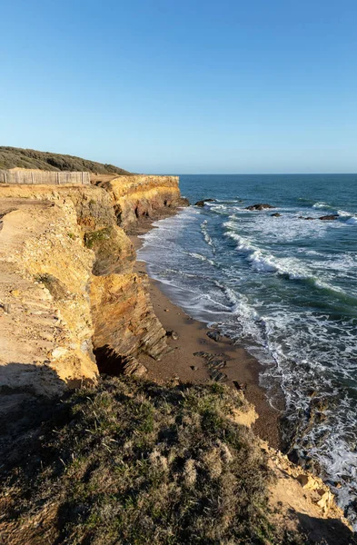 Falésias Costa Jard Sur Mer Vendee França — Fotografia de Stock