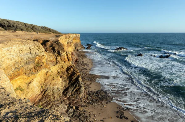 Falaises Sur Côte Jard Sur Mer Vendée France — Photo