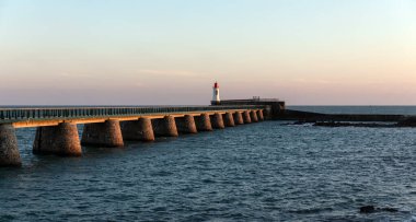 La Chaume 'deki Saint-Nicolas Köprüsü (Les Sables d' Olonne, Fransa)