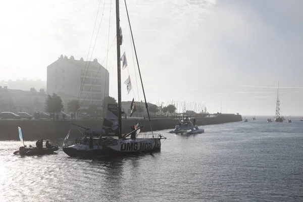 Les Sables Olonne França Novembro 2020 Kojiro Shiraishi Boat Dmg — Fotografia de Stock