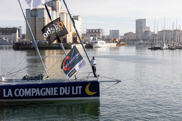 Les Sables Olonne França Novembro 2020 Barco Clement Giraud Compagnie — Fotografia de Stock