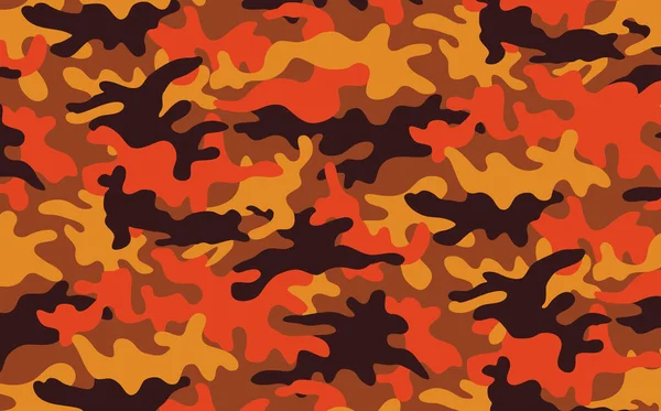 Illustration Vectorielle Texture Camouflage Automne — Image vectorielle